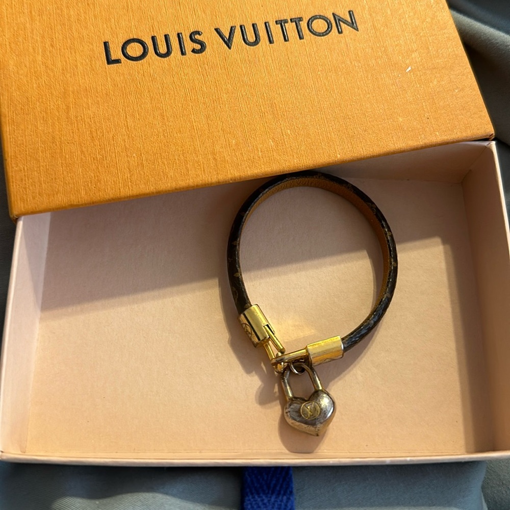 Louis Vuitton lock bracelet